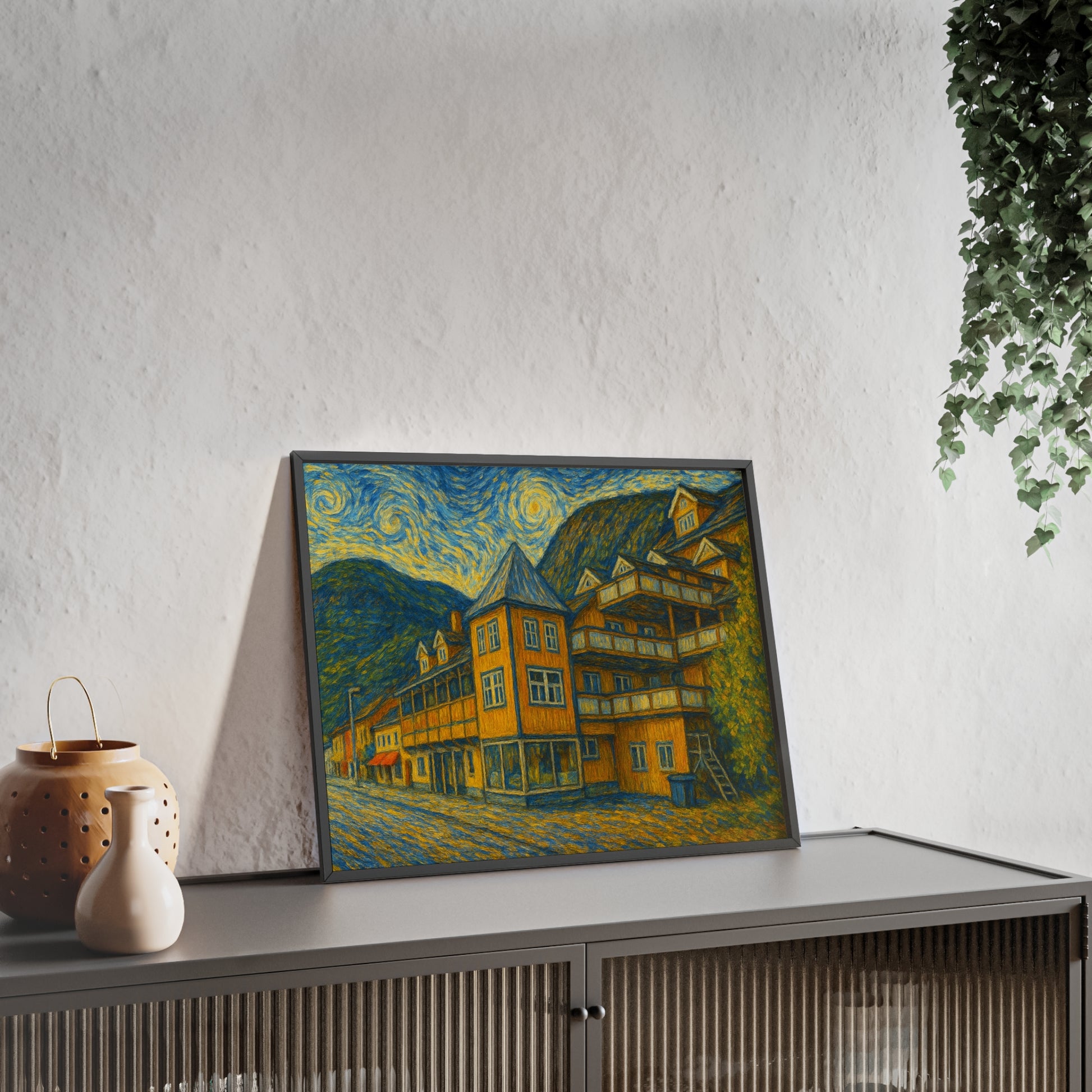 De gule leilighetene